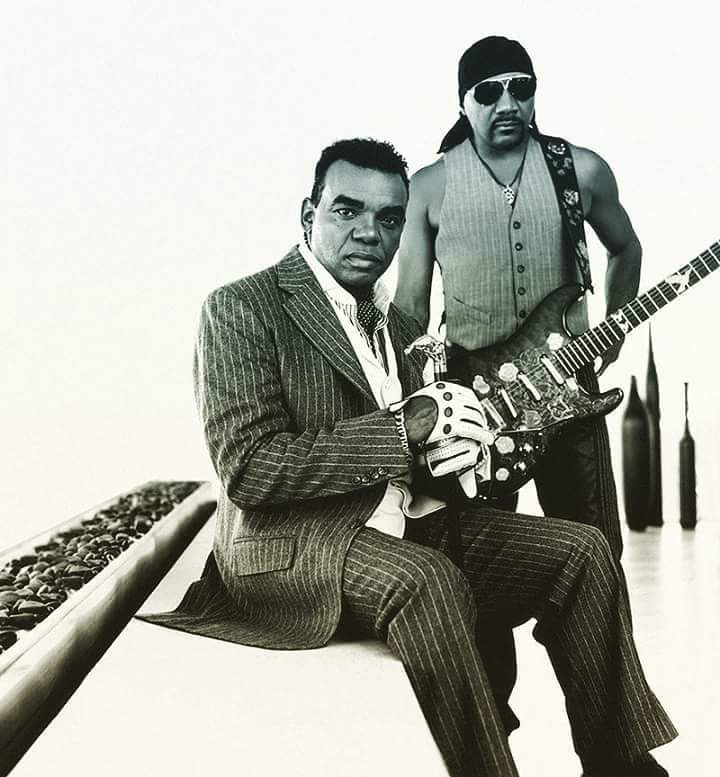 Happy birthday Ronald Isley with Brother Ernie.   