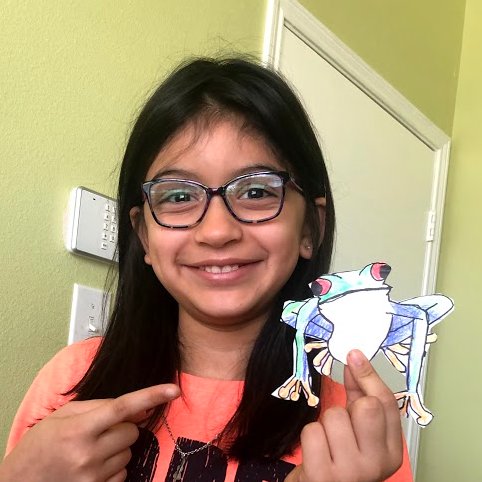Fantastic tree frog Eliana! 🐸👏😁 <a href="/HumbleISD_RPE/">River Pines Elementary</a> @MsHusemanRPE <a href="/Mims_RPE/">J. Mims</a> <a href="/VisualArtHumble/">Humble ISD Visual Arts</a> #RPESPECIALS #HumbleISDArtsAretheGlue