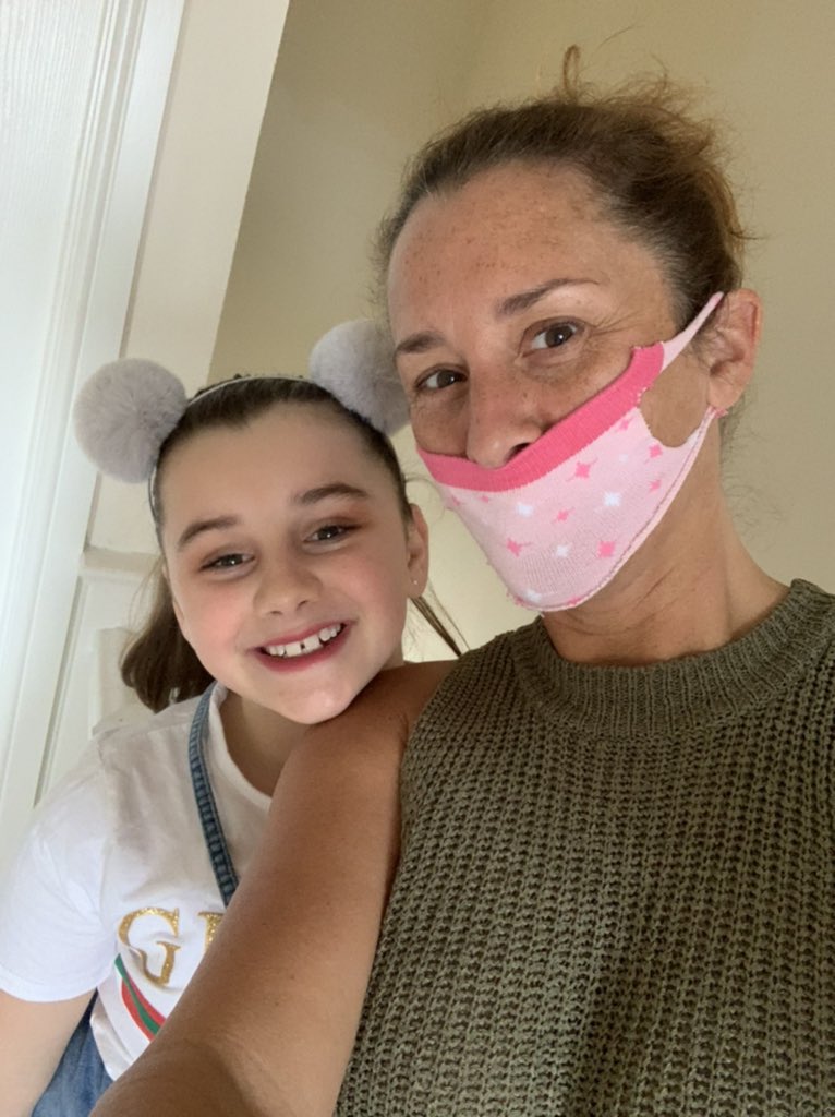 When the youngest wants her mum to be safe during her shifts she provides sock protection! #lookingaftermum #frontline #family❤️❤️