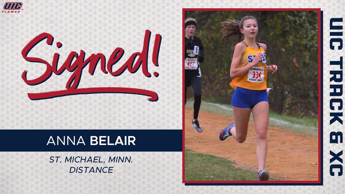 UIC_XCTF's tweet photo. 🔥⬆️

Please welcome Minnesota native @abelair009 to the Flames family!  #ItsUIC https://t.co/oCHcFfqUeI