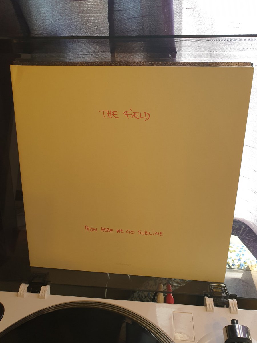 Very excited about record (4/750) -  @thefield_axel "From Here We Go Sublime". The reason I started doing Record Store Day in 2014, this is one of my favourite albums ever. Great for running as well..