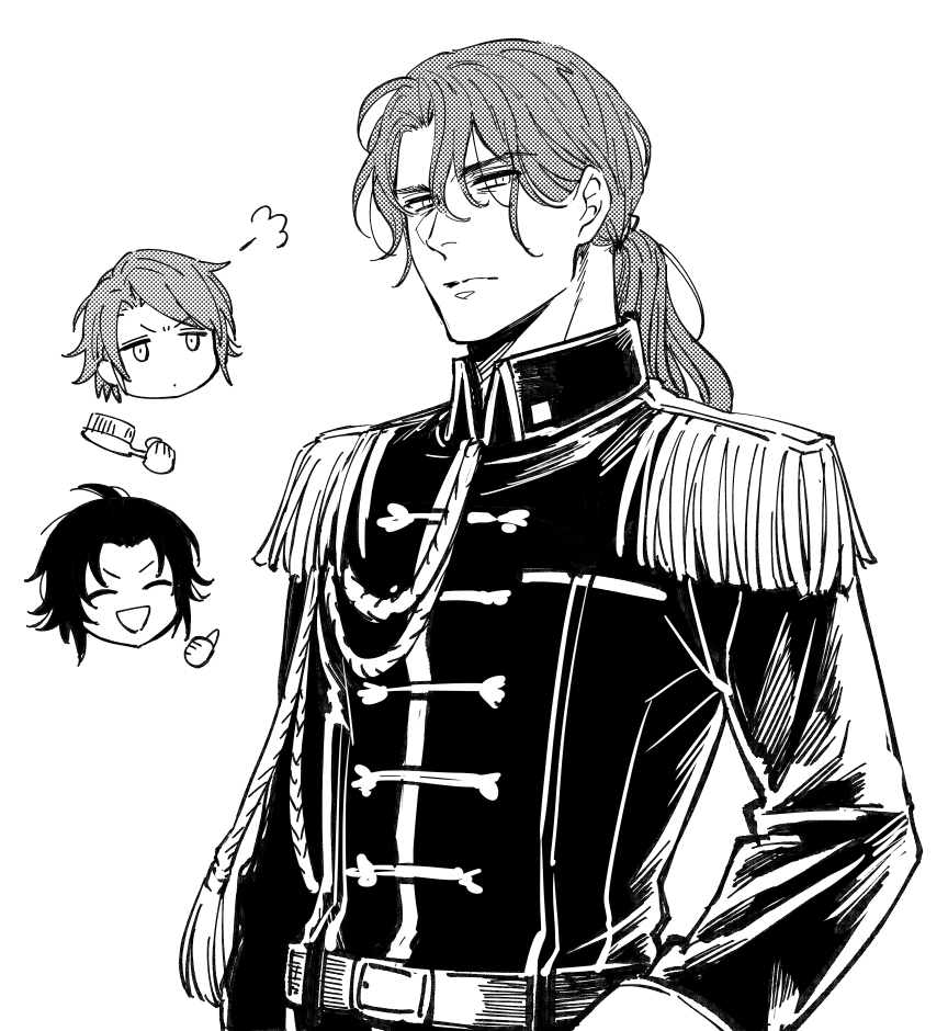 ジークフリートさんも軍服着て欲しいよ〜という邪念
黒龍騎士団時代とか〜 