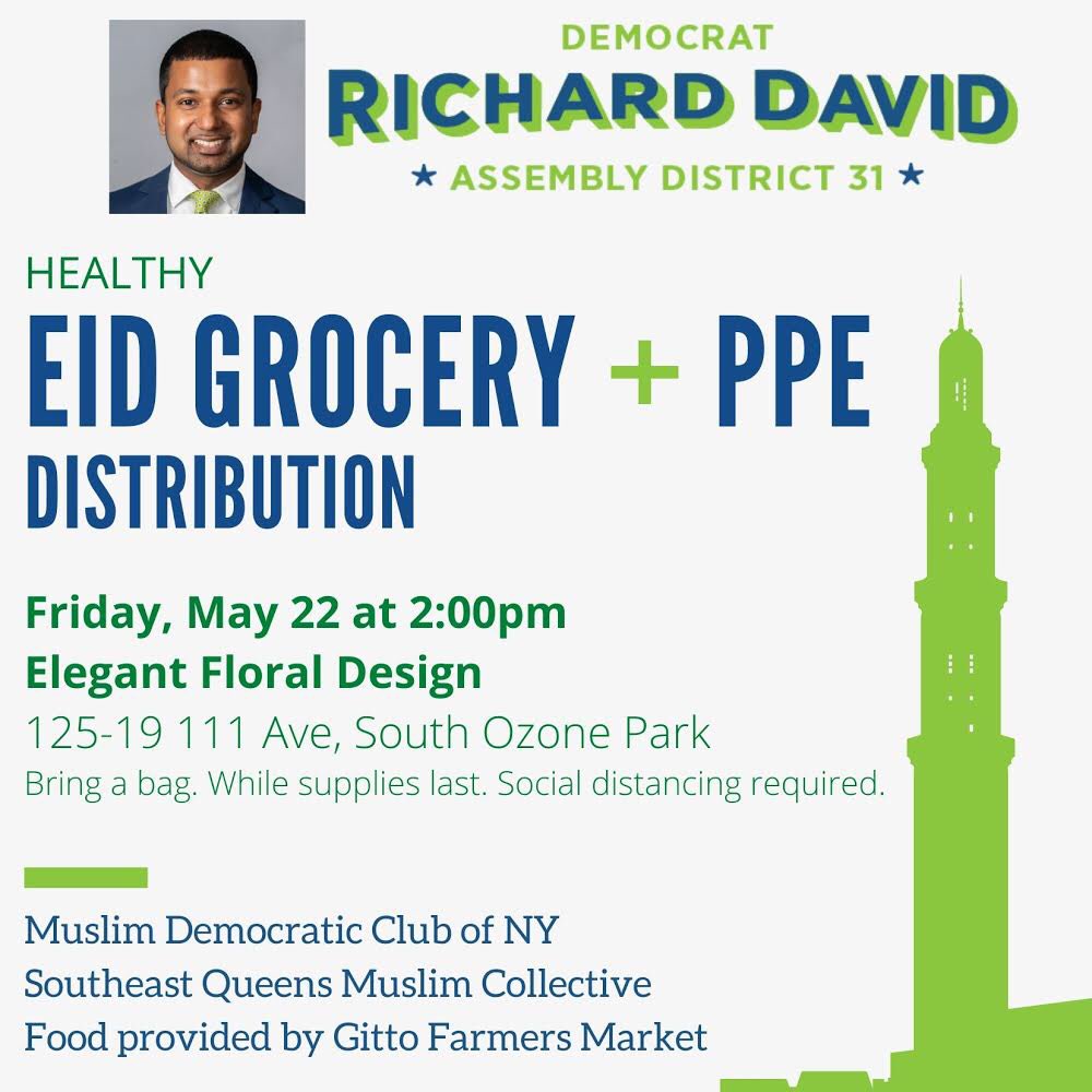 We know the health crisis was here long before Covid-19 which has preyed on our district. Join us for a healthy Eid &amp; PPE distribution. Let’s get healthy #AD31 #RiseWithRichard #Eid2020
