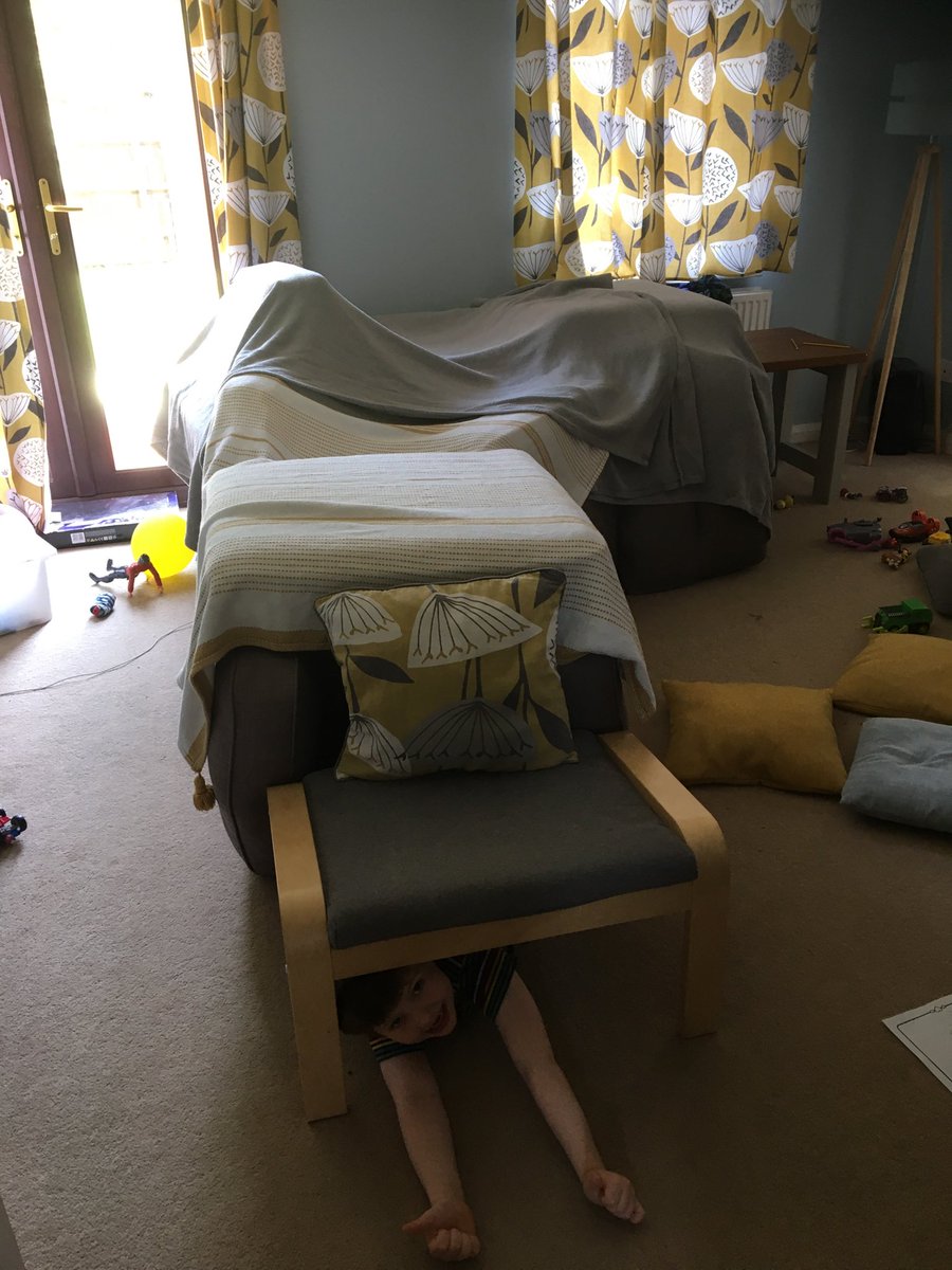 CoedGlas2023's tweet photo. While Mrs Hatfield was in a staff meeting... this is what appeared in the living room! #familylearningproject- DenOff https://t.co/bxTIDwtFUw