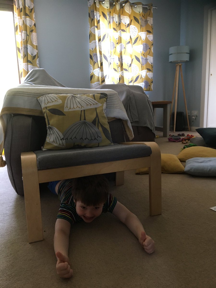 CoedGlas2023's tweet photo. While Mrs Hatfield was in a staff meeting... this is what appeared in the living room! #familylearningproject- DenOff https://t.co/bxTIDwtFUw