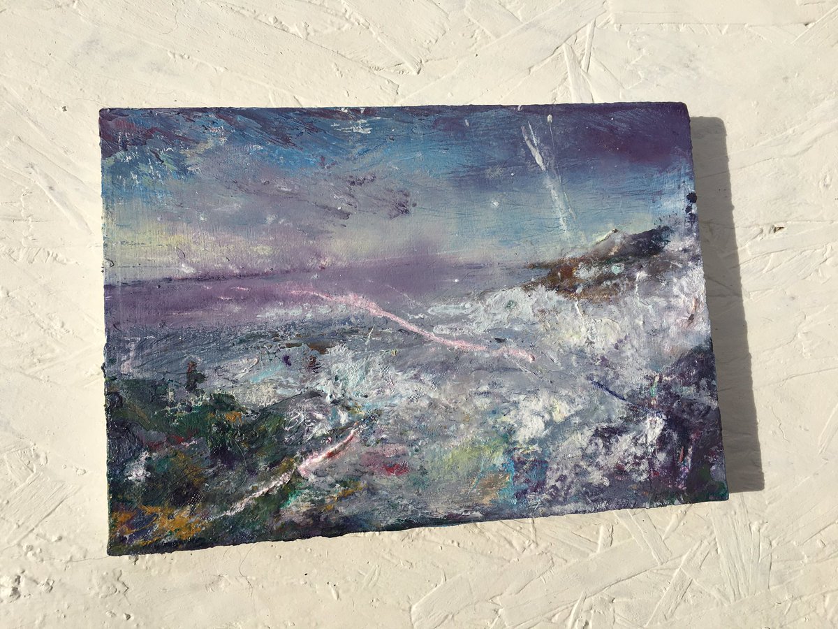 fraser_irvine's tweet photo. Some recent seascape study’s 🌊 
#art #artwork #contemporarypainting #landscapepainting #expressionism #dumfriesandgalloway https://t.co/BRFnTm6ygS