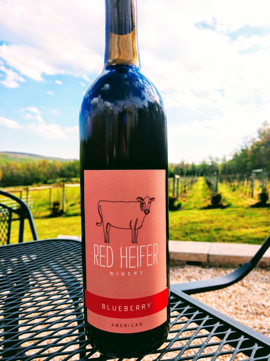 RedHeiferWinery's tweet photo. Our Blueberry is back! Stop by the winery, place an order for delivery, or shop your favorite store.  We delivered to multiple stores yesterday and today. If we're not in your preferred location ask a manager to contact us! https://t.co/qcx8SC2yhT