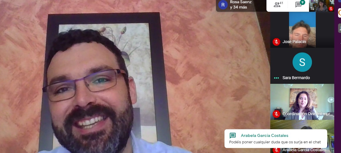 OviedoEmprende's tweet photo. En estos momentos, en el #WebinarTIC sobre Instagram shopping y la tienda de facebook que está impartiendo Fran Rojo de #CTIC
#OVDEmprende @fundacionctic + @aytoviedo https://t.co/2WZEcdoj6d