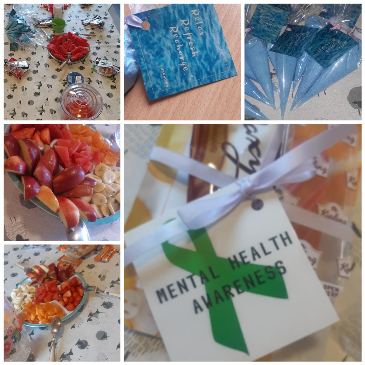 JenLeyden2's tweet photo. Lovely relaxation and pamper afternoon on Derwent ward today for #MentalHealthAwarenessWeek 💛❤💛🌟 #KindnessMatters @LisaTaylor85 
@Catherinemott11 @GMMH_NHS @Safewards https://t.co/m1lqwcKgwL