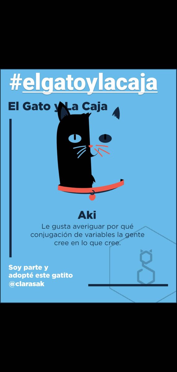 akisak76's tweet photo. #elgatoylacaja https://t.co/oZn49HKFv8