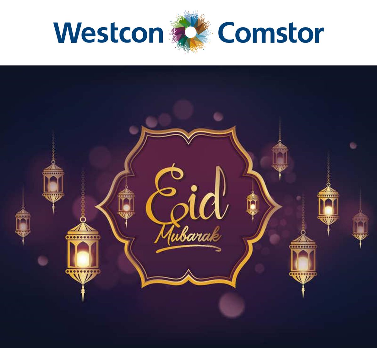 Westcon-Comstor wishes Eid Mubarak to you and your loved ones. May this Eid bring joy, love and good health to all. #EidMubarak #StaySafe