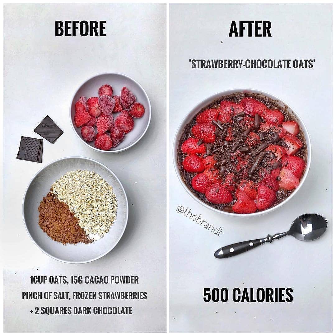 weightlosspla19's tweet photo. Recipe time! , really just my standard oats but the strawberry+chocolate combo is so good! And I’m into these before/after posts too, lmk if you like them😁🤜🤛
#livinmybestlife
#wlssupport https://t.co/pZz0QD8mzZ