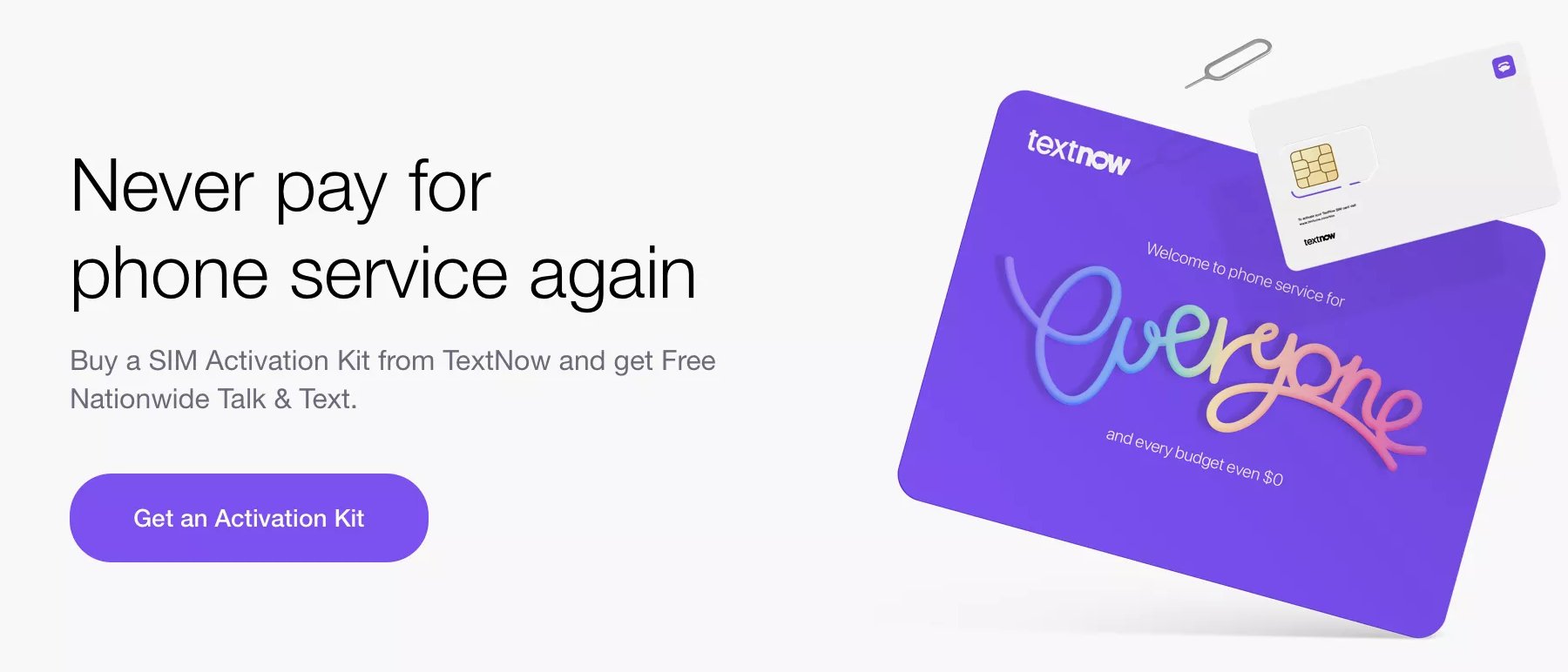Free Cellular Service in the U.S. & Canada Returns