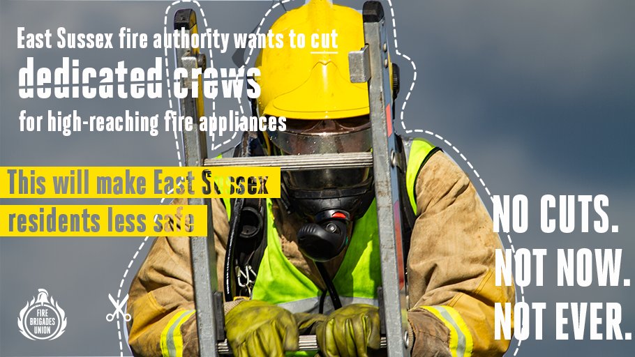 Unbelievable. Even in the aftermath of #Grenfell, East Sussex Fire Authority are planning to cut dedicated crews for high-reaching aerial fire appliances. Stop the cuts. Keep East Sussex residents safe. Add your name now ➡️ lght.ly/g59f947