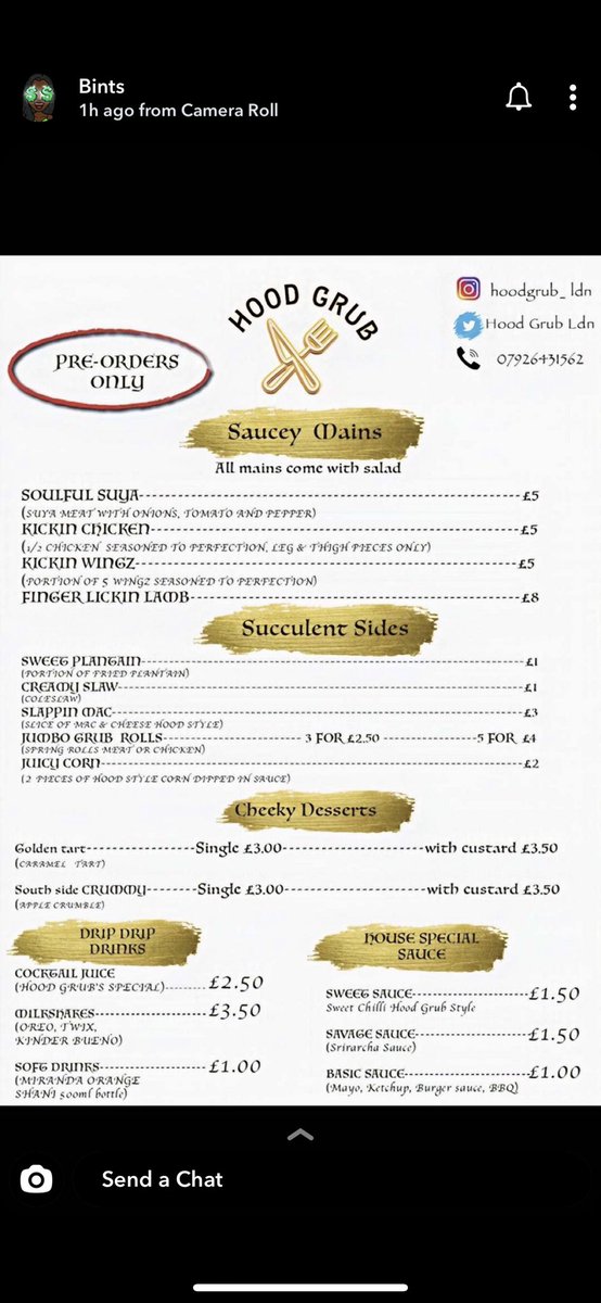 HoodGrubLdn's tweet photo. Who’s in London and can’t be asked to cook this weekend and needs good good food with free delivery SHOUT US! We’ve got you! And the menu is lit CHECK IT OUT! And Follow is on Insta: https://t.co/0J3rXo7XaS https://t.co/id0CwIDo6E
