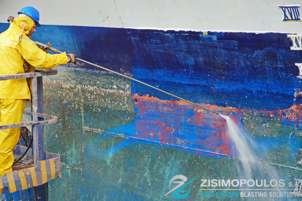 ZisimopoulosS's tweet photo. #SurfaceCleaning with #WaterBlasting
We use modern methods &amp; specialized &amp; innovative equipment in the preparation or cleaning of surfaces on ships.
Learn more https://t.co/iFNIapgaBz
#zisimopoulosmaintenaceservices #υδροβολη #καθαρισμοςπλοιου #καθαρισμοςεπιφανειων https://t.co/XMjUGQWYCd