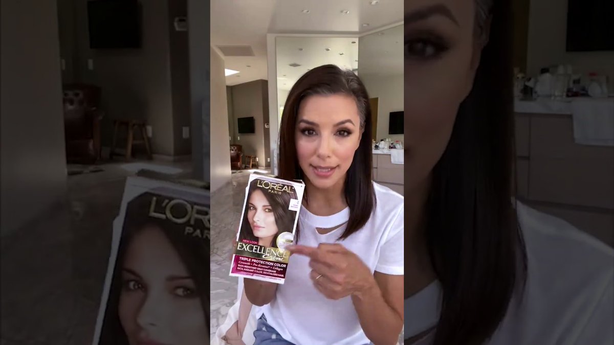 Superbe #Campagne #Digitale #AtHome 
Confinée, <a href="/EvaLongoria/">Eva Longoria Baston</a> se filme dans sa salle de bain et teint les racines grises de ses cheveux pour <a href="/lorealparisfr/">L'Oréal Paris France</a>  
bit.ly/2WLT2Dw
