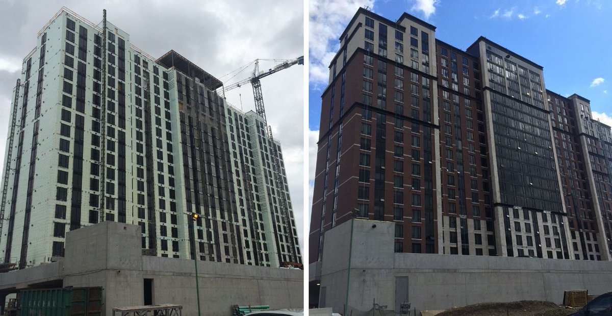 NUDURAICF's tweet photo. #tbt🔙📸 The ICF Builder award-winning Richmond Street Apartment block in London, Ontario is one of the tallest projects ever specified in #nuduraicf. It comprises 19 above-ground storeys for multi-residential use and occupies an area of 336,802ft 2(31,290m2). https://t.co/iM34xn2FIU