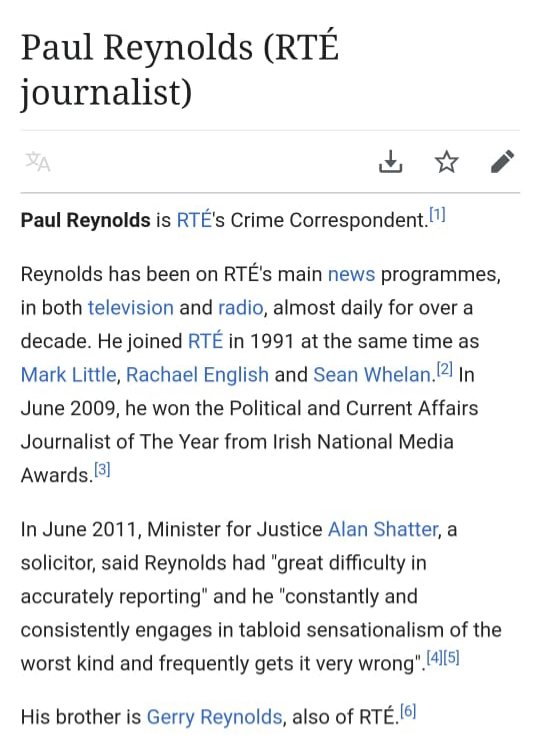 IsabelM04360392's tweet photo. @rtenews So they rolled out good old Paul Reynolds,famous media shill,to deflect attention away from why the Garda still haven't arrested anyone for the attack and murder at the boxing event at the Regency Hotel.4 years &amp; nothing.  #TruthAboutRegency @gardainfo @FineGael @nicolatallantsw https://t.co/7xvvovphbl
