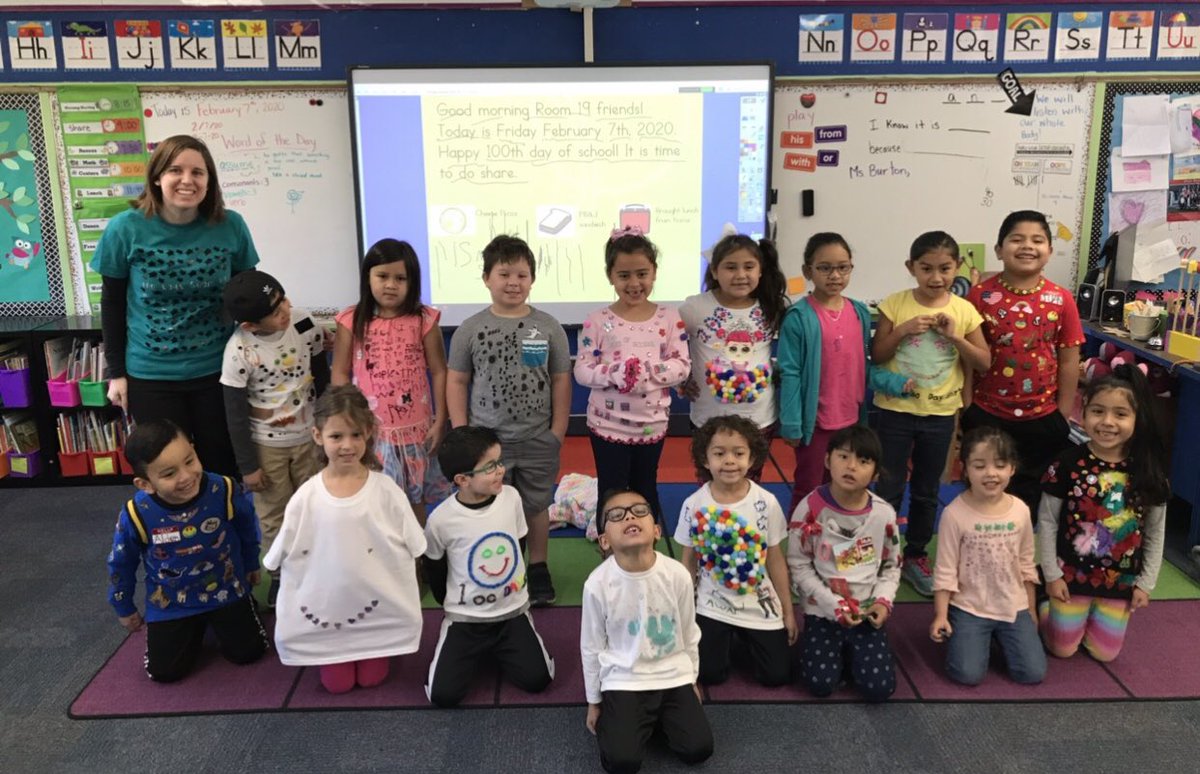 letsgoconejo's tweet photo. Today’s #MayMemory is brought to us from many of our teachers! Ms. Kate, Ms. Adler, Ms. Amy, Mrs. DuBois and Mrs. Calle all reported THE 100th DAY OF SCHOOL as one of their favorite memories from our year! https://t.co/uaJc7dBbEf