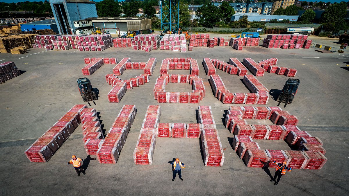 The ABP team have done a fantastic job using 142,700 Wienerberger bricks, paying tribute to all of the #nhsheroes and brave #keyworkers for the incredible work they are doing to help keep us all safe. <a href="/abports21/">ABP: the UK’s leading ports group</a> <a href="/ABP_SSP/">ABP SSP</a> #ThankYouNHS #ClapForCarers bit.ly/2TobdwH