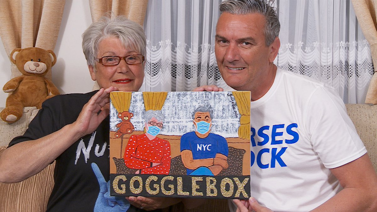 leegogglebox's tweet photo. Hope you’re enjoying tonight’s best of show! 😊 Remember to enter here https://t.co/BdPjPoAvwG to win a #Gogglebox masterpiece!😃
Each entry costs £3, all proceeds in aid of @CavellTrust supporting UK nurses suffering hardship. #GoggleboxPrizeDraw
🌈🙏❤️ Love Jenny & Lee x https://t.co/5xyd0uRybj