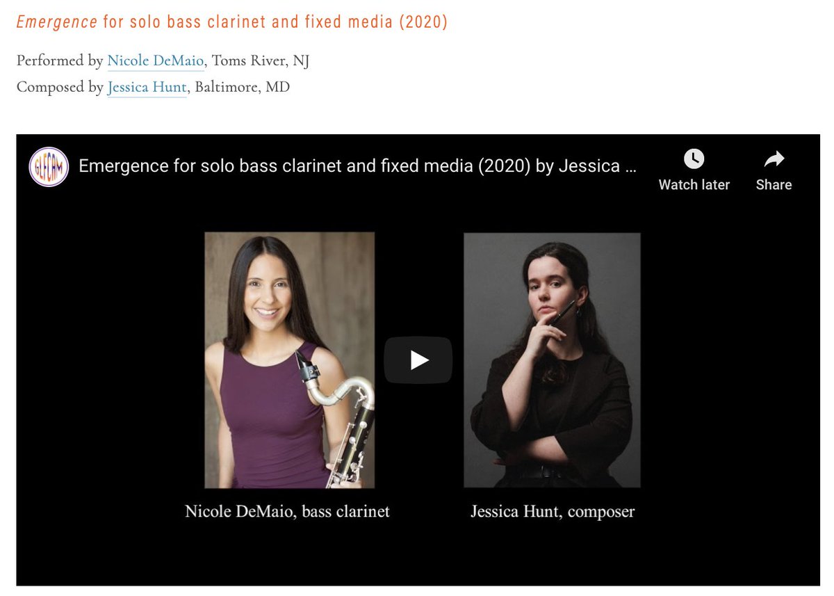 Our second round of #GLFCAMGigThruCOVID digital World Premieres are live on our website! Each Thursday from now through August, we will continue announcing performances so that you can enjoy them from the safety and comfort of your home. 

glfcam.com/glfcamgigthruc…