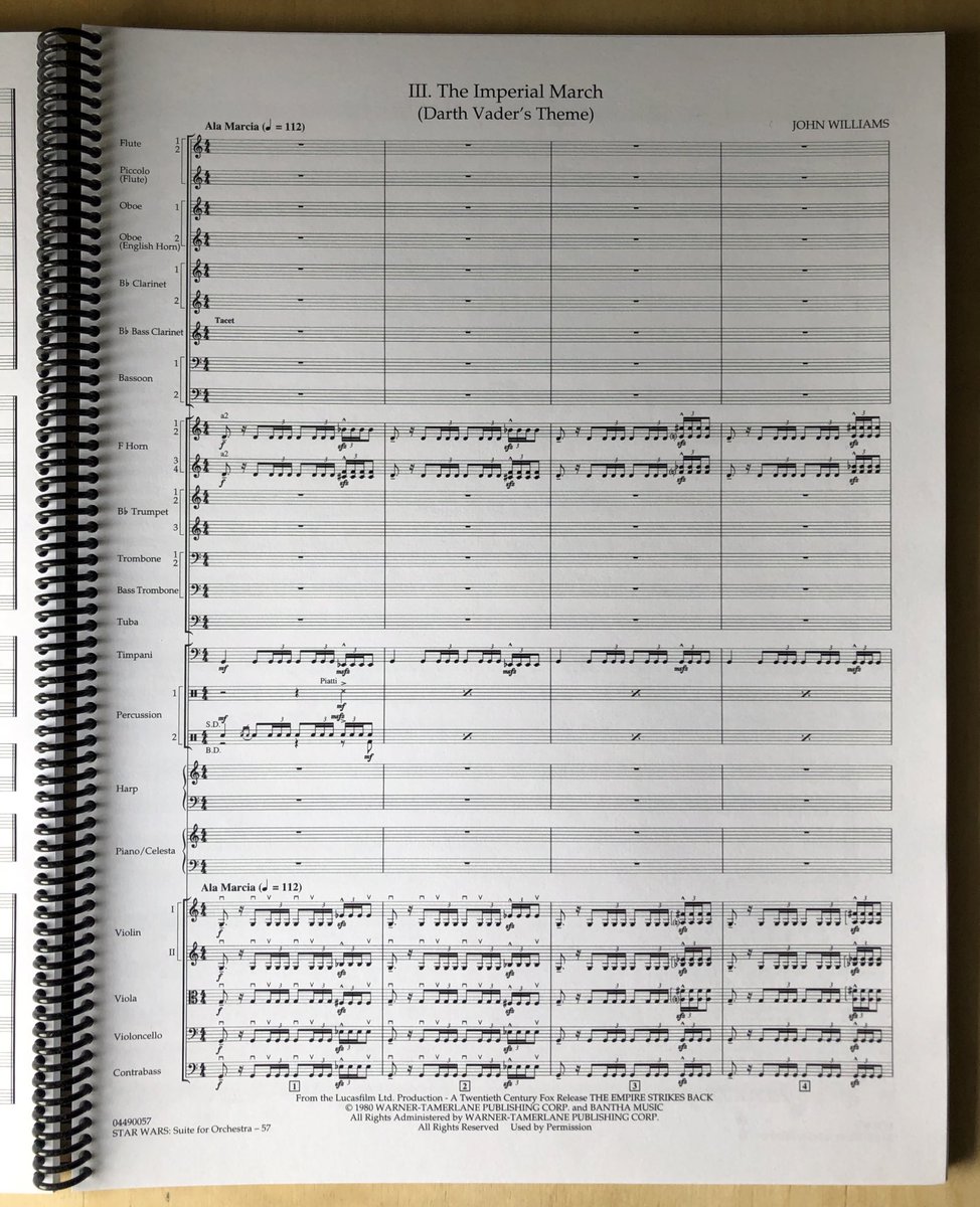 KalliJari's tweet photo. Forty years ago, #OTD, John Williams’s score for #TheEmpireStrikesBack was first heard in movie theatres worldwide. The score presented the audiences with several now-iconic themes, including The Imperial March and Yoda’s theme. #scoreoftheday #AdventuresInMusic #ESB40 https://t.co/8rebK1l92q