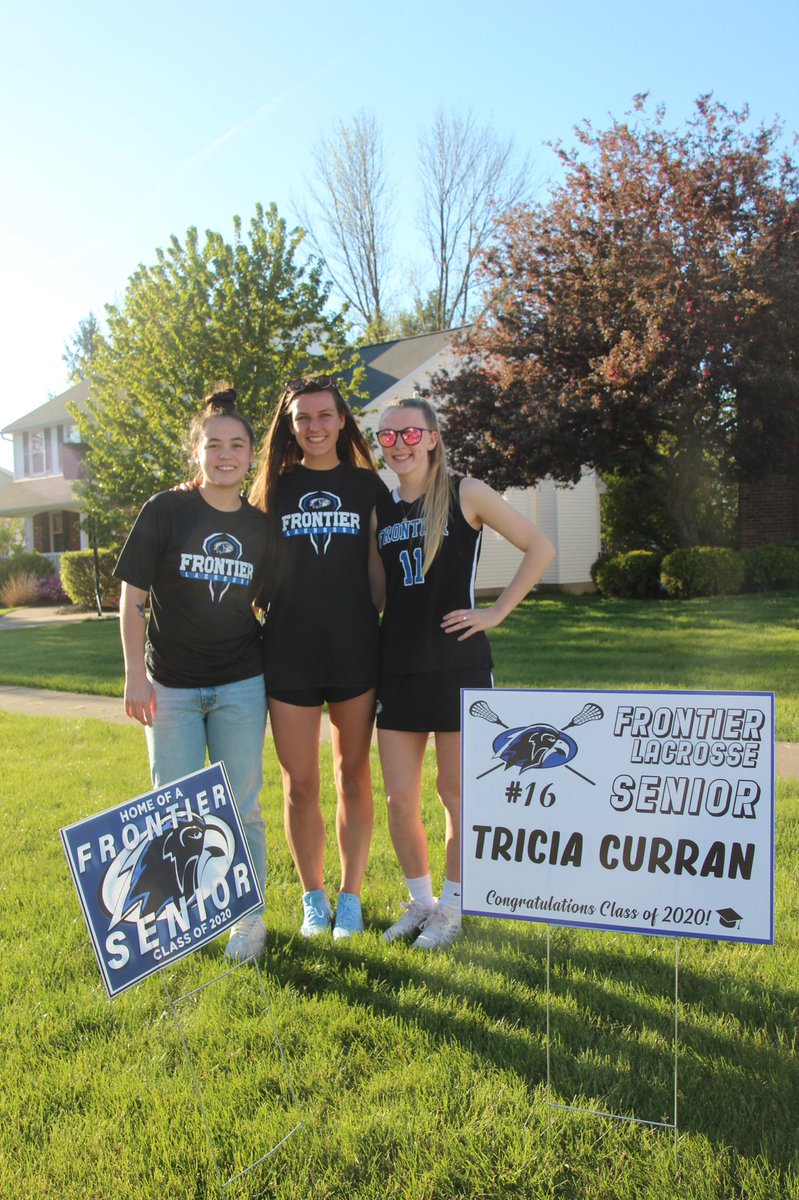 Day 3 of Senior Week- Drive by parade with our 2020 Lady Falcons &amp; our amazing alumni Lady Falcons!

A huge thank you to everyone who came to our parade yesterday to support and honor Lea, Sarah &amp; Tricia! 

It was a great night for 3 great girls! 💙🖤🥍 

#FVL #FalconFam