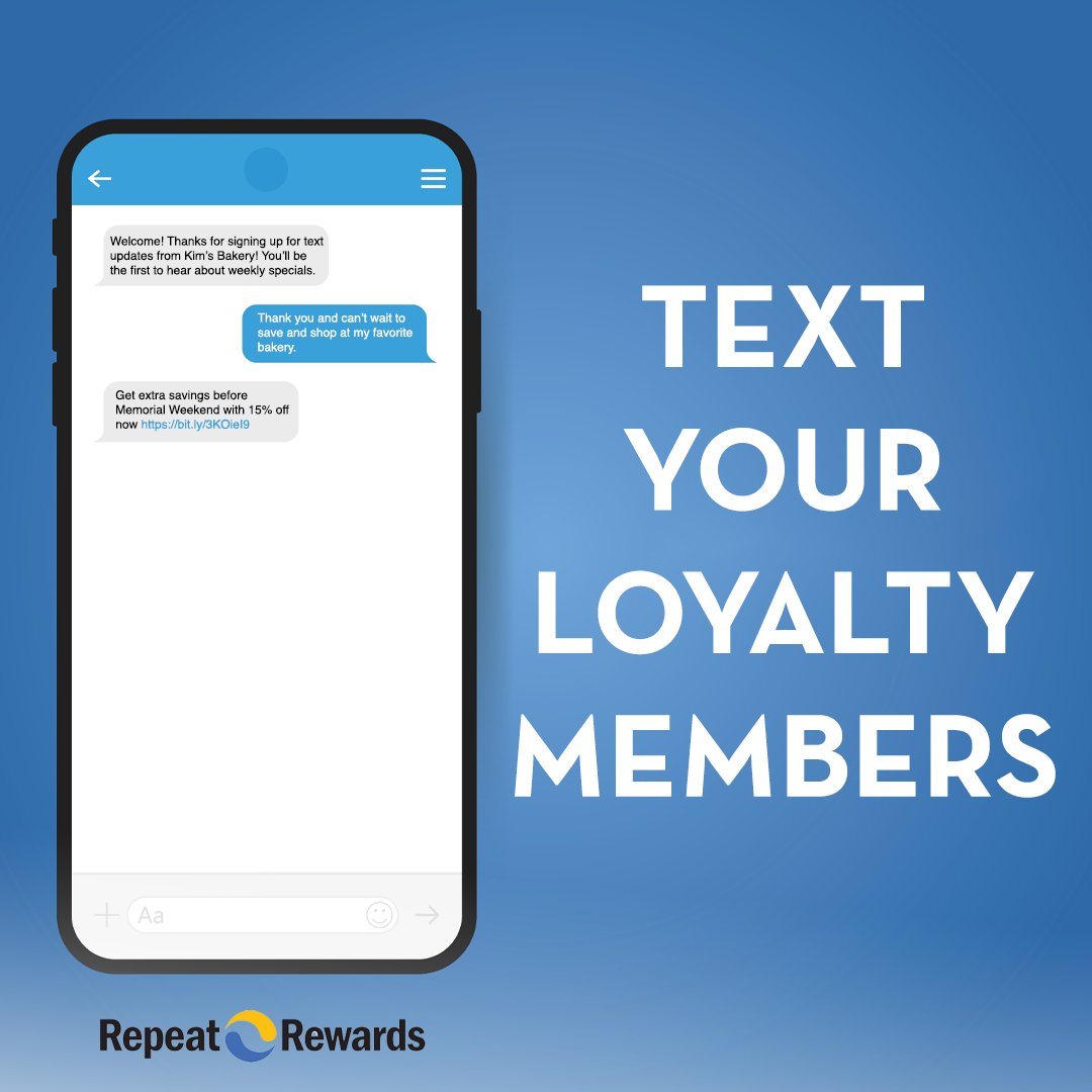 RepeatRewards's tweet image. Our loyalty program has additional service of text messaging which makes it easy to text your loyalty members through our back-end merchant portal.

Get started today:
qoo.ly/36499q