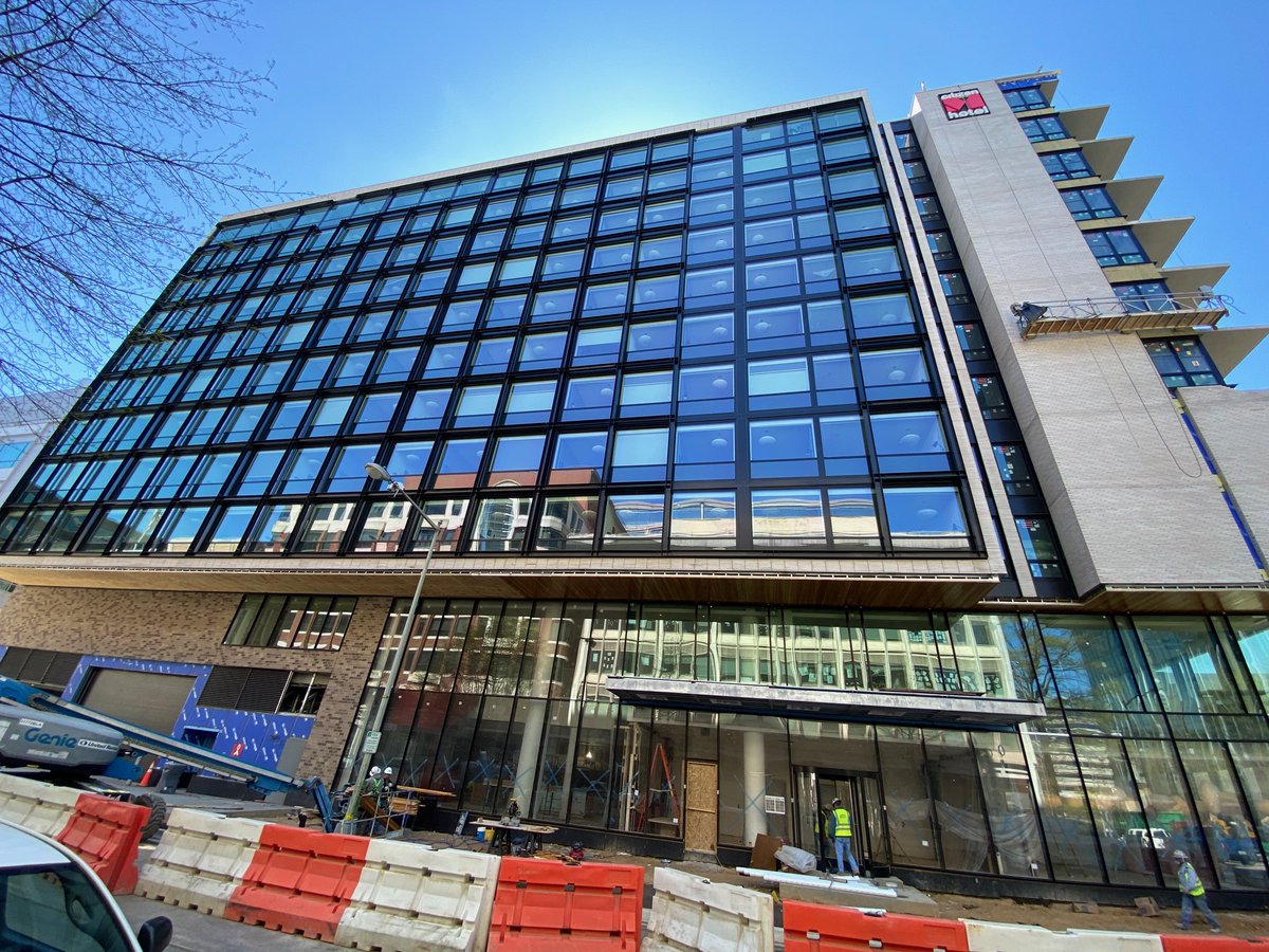 Lovely north facing view of the CitizenM Hotel, located in Washington, DC.  This 252 room hotel is nearing completion and is one block from L'Enfant Plaza.
#TeamDonohoe together with CityPartners and <a href="/FXCollaborative/">FXCollaborative</a>.
