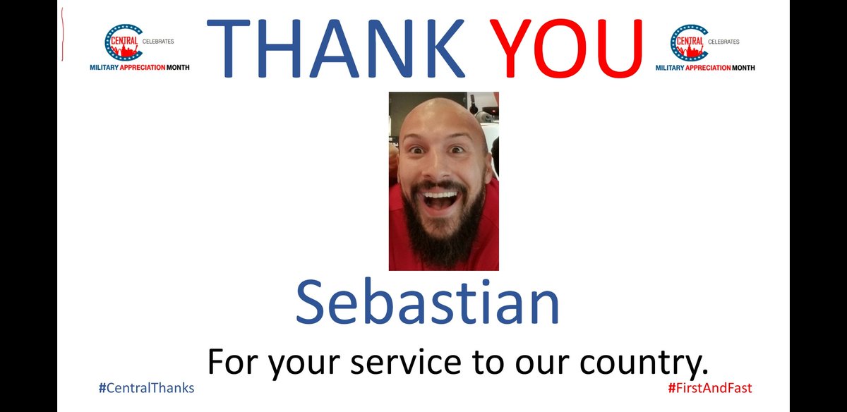 #MilitaryAppreciationMonth Thank You Sebastian for your service! We ❤ you here at the Southgate team.