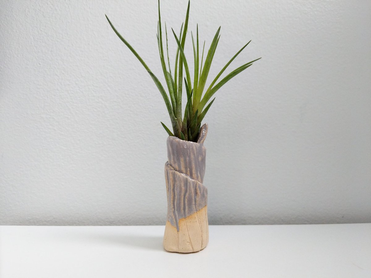 SweetBrace1's tweet photo. Excited to share the latest addition to my #etsy shop: Air Planter Holder, Mini Purple  Ceramic Dried Flower Cylinder, Unique Handmade Pottery, Small Violot Minimalist Airplant #purple #minimalist #pottery #smallplantpot #miniceramicpot #handmadepottery https://t.co/qEJn9STcUU https://t.co/WribxXVYkY