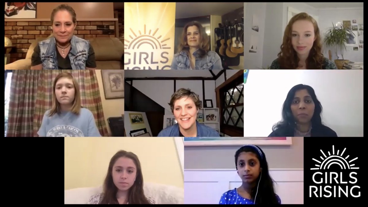 Don’t forget to tune in tonight LIVE for our first ever Girls Rising Virtual Connect!Tonight we talk with game changing women and one 8th grader about finding success in the film industry! Live on instagram/antigonerising &amp; Facebook/thegirlsrising