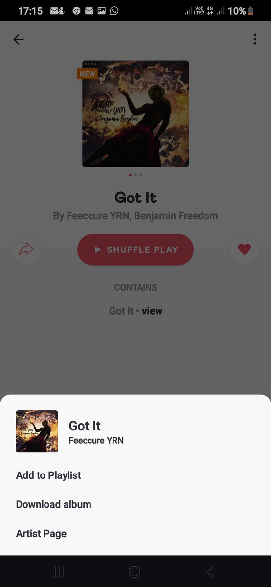 bundu76's tweet photo. @Forever_BlackZN Just added  #BenjaminGotIt on my playlist this banger is a whole 🔥🔥 https://t.co/nWXyZn3MyF