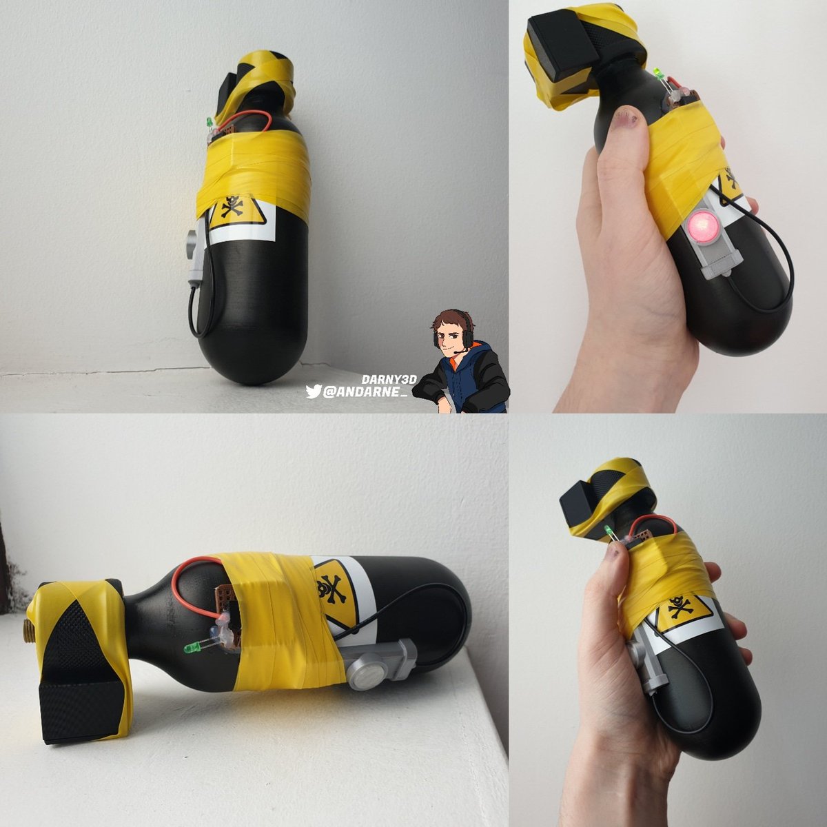 Andarne_'s tweet photo. Smoke's Gas Cannister ready to deploy!
Available at #Darny3D on #Etsy! Buy now at: https://t.co/OF839JXhu2
#Rainbow6 #Rainbow6Siege #RainbowSix #RainbowSixSiege #SiegeCosplay #RS6 #Cosplay #Cosplayer #3DPrinted #3DPrinting #Smoke #Gas #Gaming #Gamer #PCGaming #Ubisoft https://t.co/k96AyM4UTw