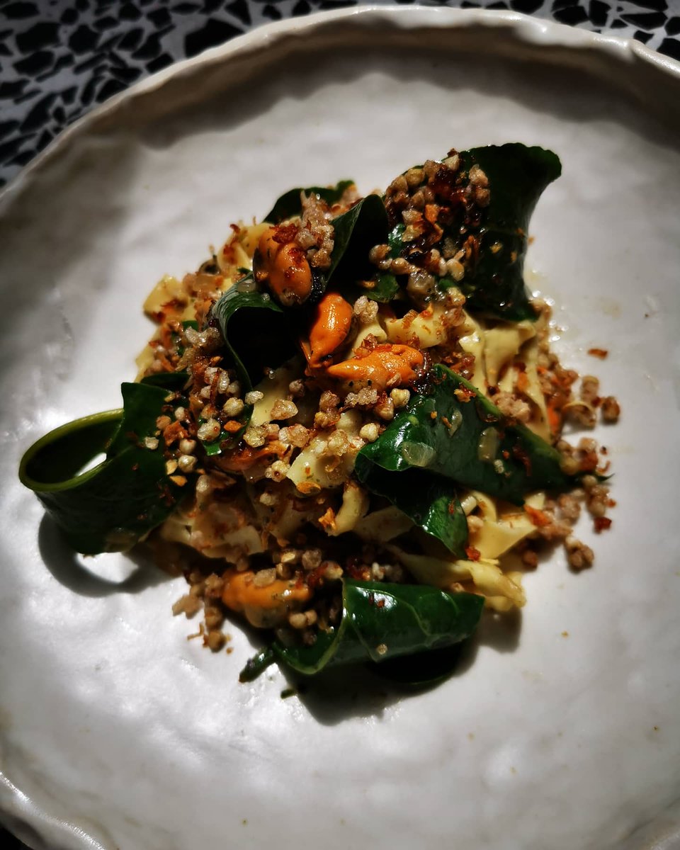 alltawinebar's tweet photo. Killary fjord mussels, seaweed and fettucine.
Ballymakenny gnocchi and St. Tola feta Caponata.
Paris Brest.
For those cooking #alltabox along with us this weekend, we hope you enjoy.
#allta https://t.co/bnt6nbLvDX