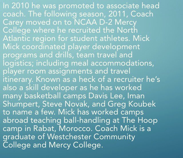 NYCHoopsnball's tweet photo. Rest easy, Coach Mickey Carey 🕊 One of the best ! My condolences to his family, friends, and players. #NYCBasketball @FrenjiSPORTS @MercyMavericks @sunywcc1 #RobinsonSchool https://t.co/HaTXCFIc7u