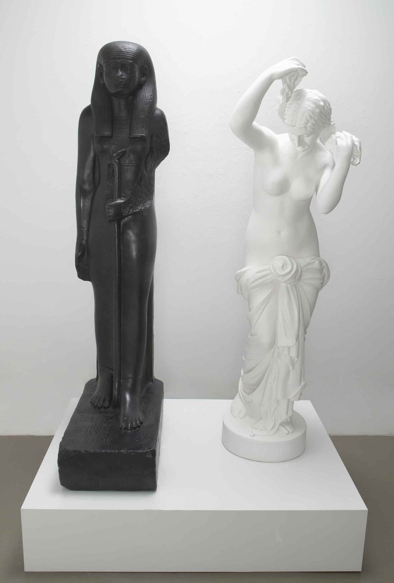 Sculpture by American artist Fred Wilson, 1990s-2010s, whose conceptual work addresses race, history, colonialism, and the politics of display