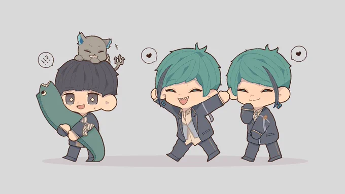 ⚠︎男装監督生顔あり
?→←←←←←←←←??
 #twstプラス 