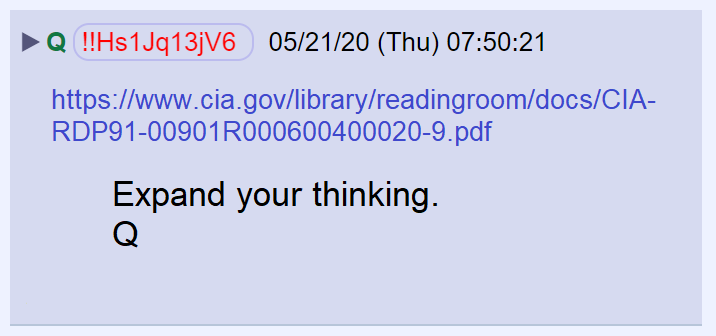 60) Q posted a link to the CIA library.