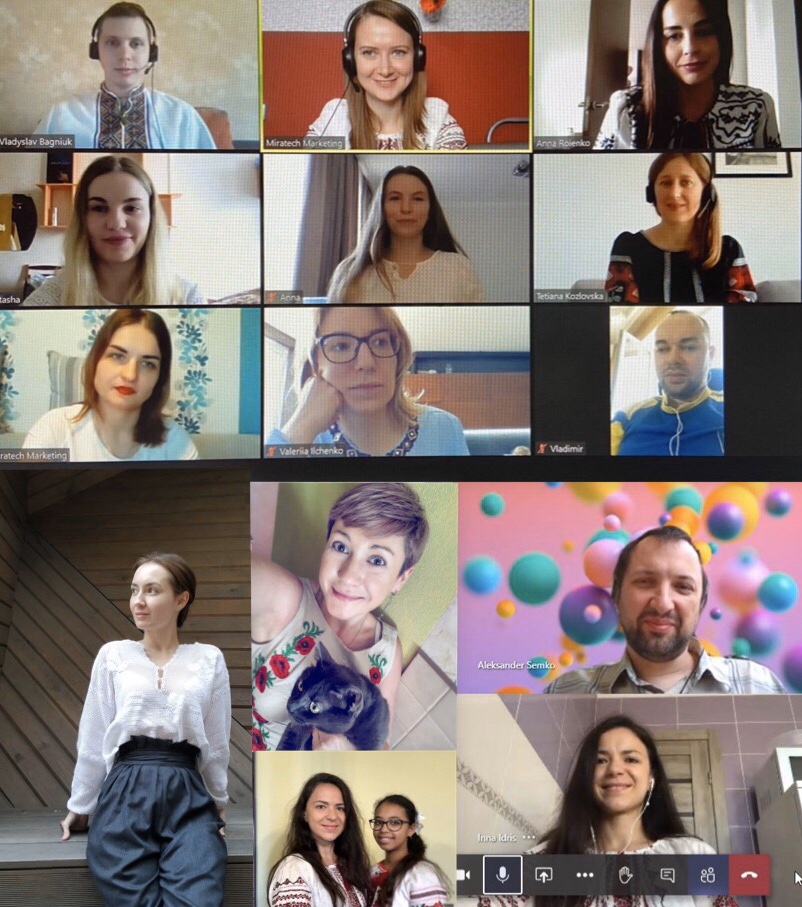 Miratech_Group's tweet image. Celebrating Vyshyvanka day with our Miratech team!

#Miratech #RemoteTogether #VyshyvankaDay