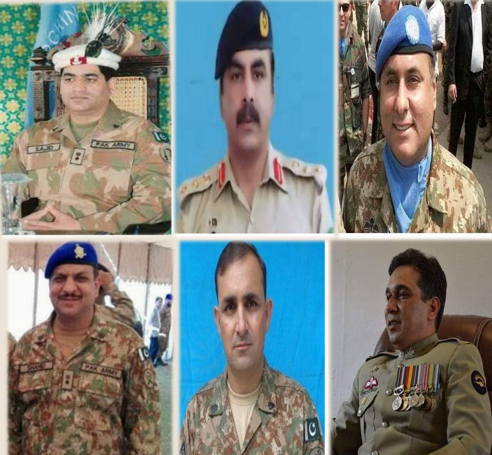 یہ 6 کرنل ہیں جو پچھلے 6 سال سے کم عرصے میں وطن عزیز کی حفاظت پر اپنی ...