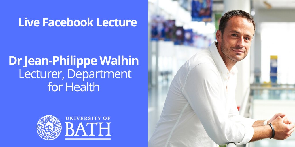 Thanks to @jp_walhin for hosting today's Facebook Live lecture on how to stay healthy and active during lockdown. If you missed the talk, you can see the full lecture here ⤵️ facebook.com/uniofbath/vide…