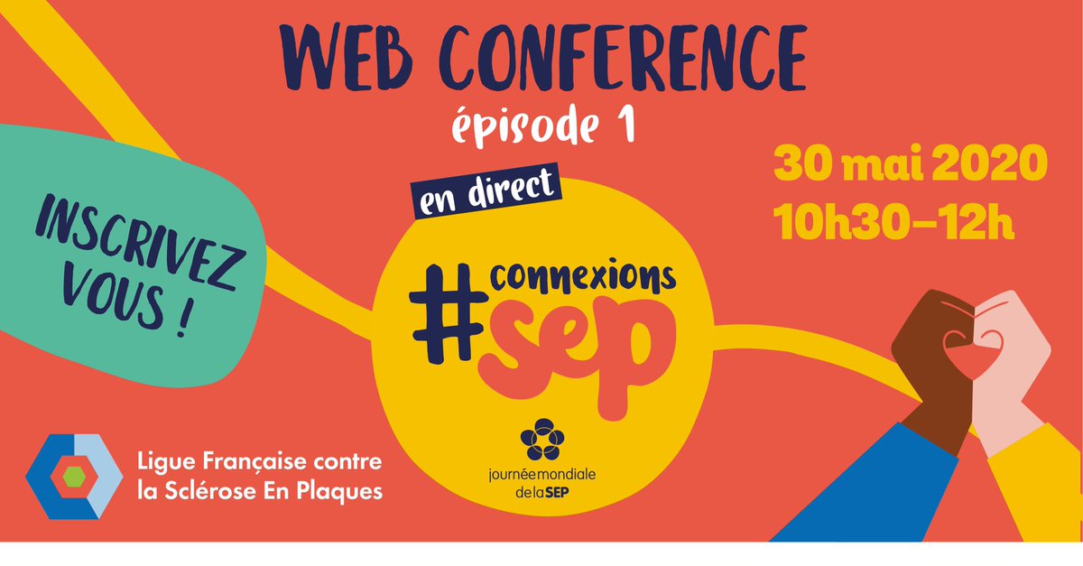 Le 30 mai, c’est la journée mondiale de la sclérose en plaques. Avec la Ligue, participez à une journée 100% digitale !
Web conférence et facebook live au programme ! 
Inscription obligatoire pour la conférence : app.livestorm.co/lfsep/le-decon…