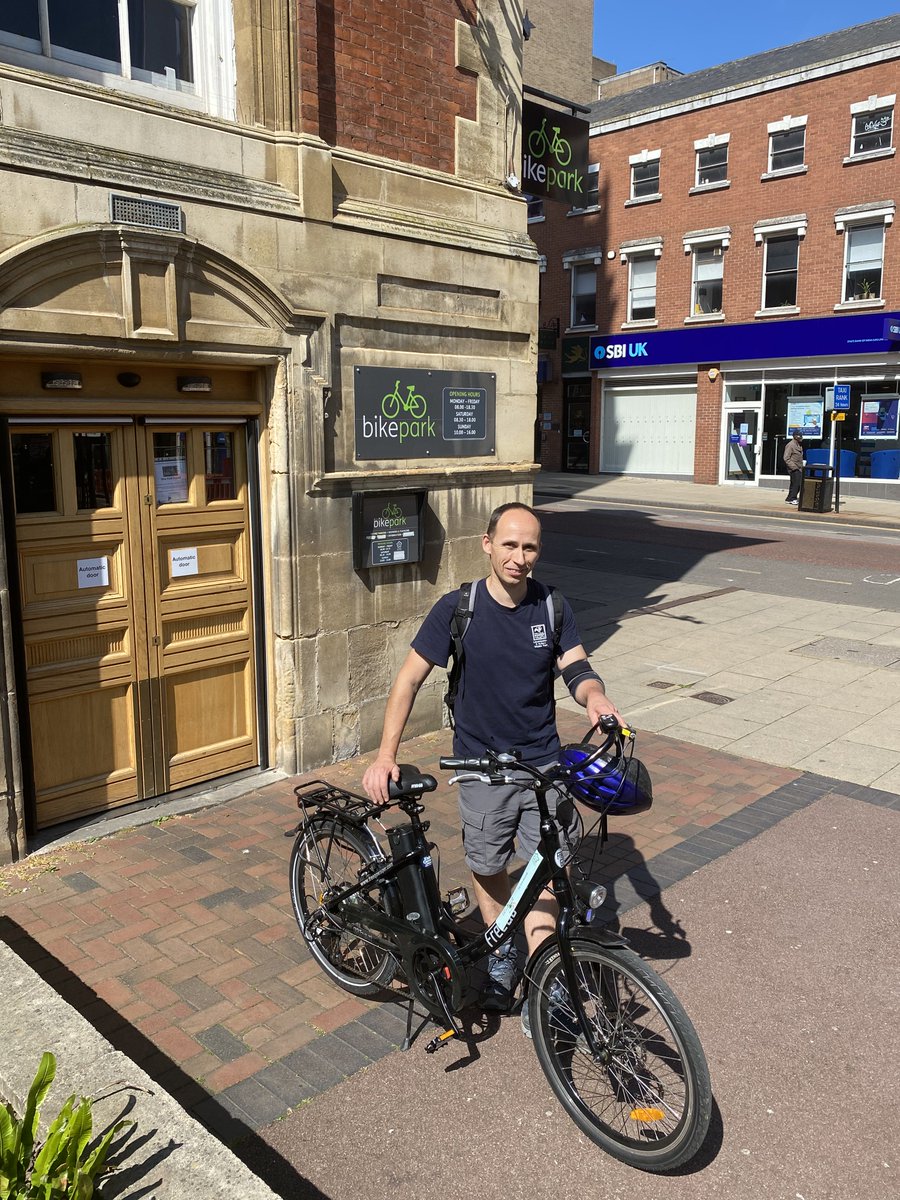 CHYMLeics's tweet photo. Here is another happy member of our #Wheels2Work scheme who picked up his #ebike earlier this weekπ²
Our Wheels to Work scheme offers a range of bikes, e-bikes & electric mopeds, available for hire from just Β£15 per month. See if you could benefit: https://t.co/hdSO2Y83ca https://t.co/pPfOJV05ci