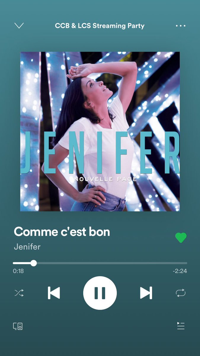 _mllelulu's tweet photo. #JeniferStreamingParty #CommeCestBon #Jenifer https://t.co/q93uy2jOpd