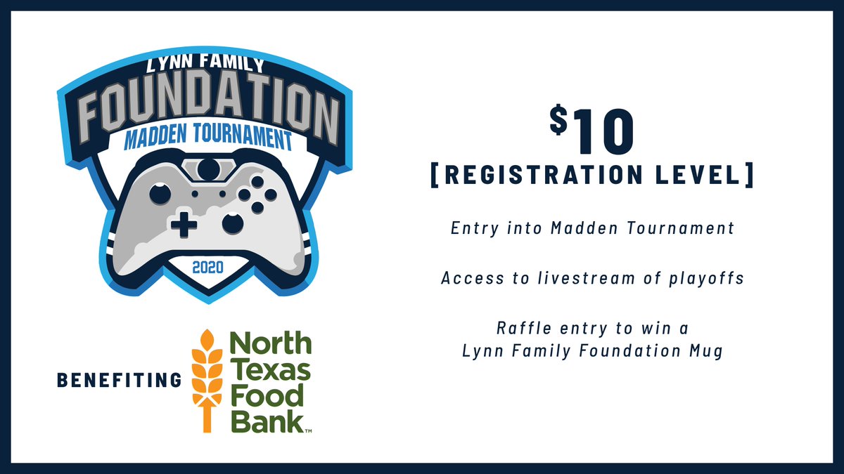 LynnFoundation_'s tweet photo. When you register to play in our upcoming Madden tournament you also have the chance to win awesome prizes! Visit https://t.co/CqSuqAfyFp to check out the different prizes and register for the tournament! https://t.co/ZnPQ8hvvZX