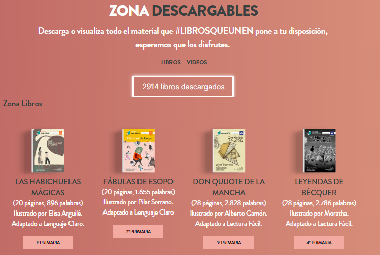 4️⃣ Envío de 11.880  libros a: 

👉🏼Niñas y niños de Aragón que perciben beca de material escolar por renta baja familiar
👉🏼Libros de dominio público y disponibles en la web para descargarlos y disfrutar 👇👇

librosqueunen.org/descargas/
