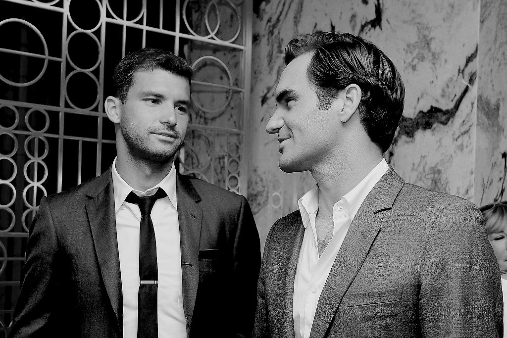 “Roger qualities? Many, of course. He is a great tennis player, he plays incredibly, with wonderful shots: he has crazy service, he has everything. There are not enough words to describe it."Grigor Dimitrov about Roger Federer